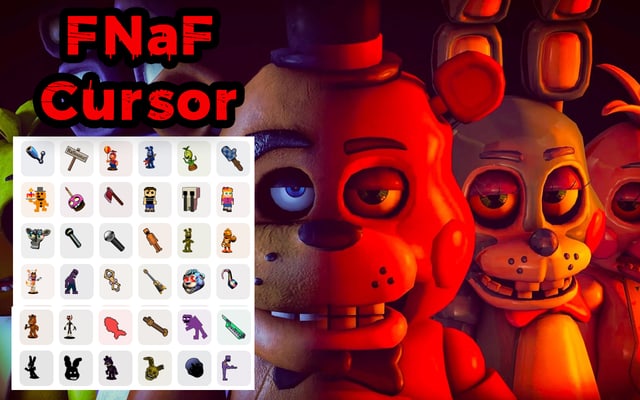FNaF Cursor - пользовательский курсор ужасов для Chrome