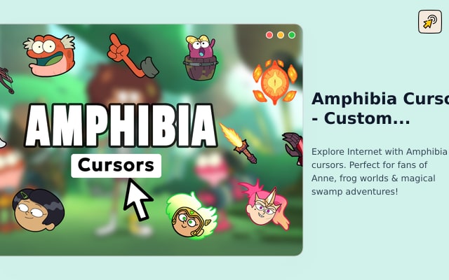 Amphibia Cursor - Custom Fantasy Cartoon Cursor