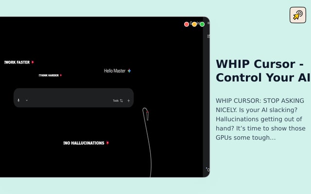WHIP Cursor - Kontrol AI Anda