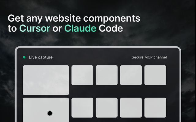 Web 到 MCP：将任何网站组件导入到 Cursor 或 Claude Code