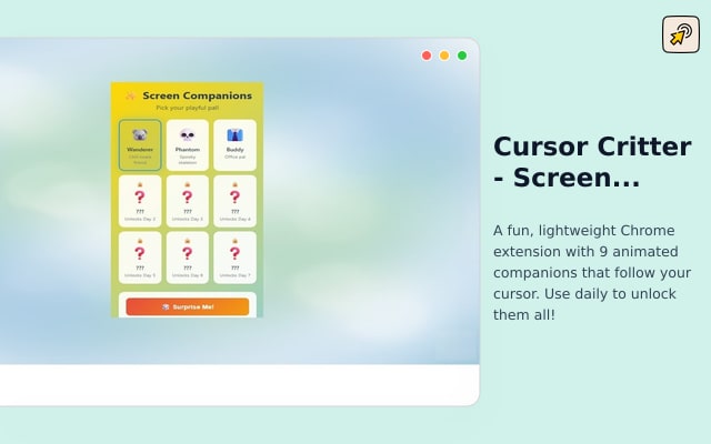 Cursor Critter - Screen Companions