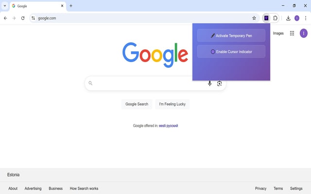 أداة تمييز الماوس والتعليق التوضيحي