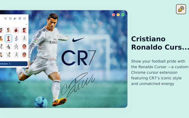 Cristiano Ronaldo Cursor - Chrome 自定义光标