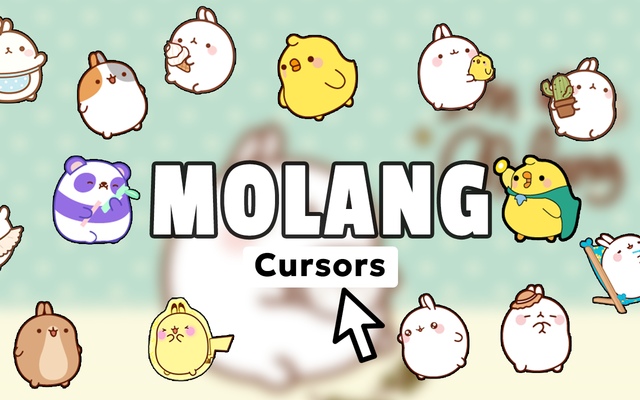 Molang Cursor - مؤشر Kawaii مخصص لمتصفح Chrome