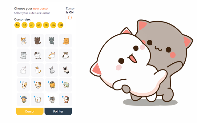 Cute Cat & Kitten Cursor
