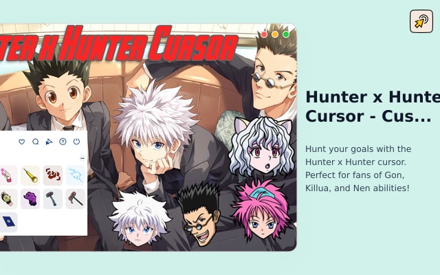 Hunter x Hunter Cursor - Custom Anime Cursor pour Chrome