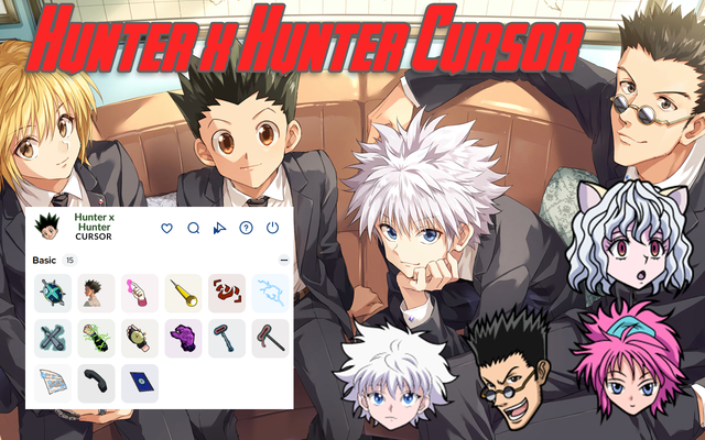 Hunter x Hunter Cursor - Cursor de anime personalizado para Chrome