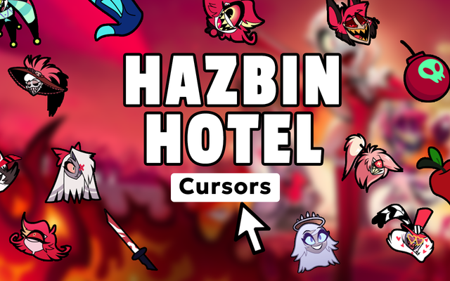 Hazbin Hotel Cursor - 适用于 Chrome 的成人卡通光标
