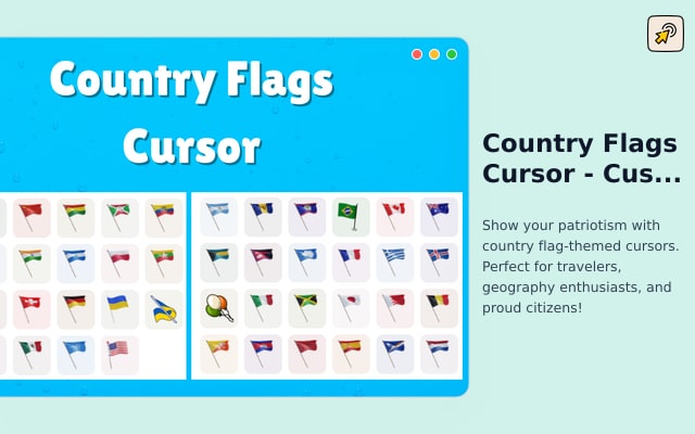 Country Flags Cursor - Custom Flag Cursor for Chrome