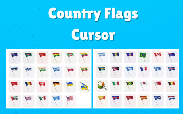Kursor Bendera Negara - Kursor Bendera Khusus untuk Chrome