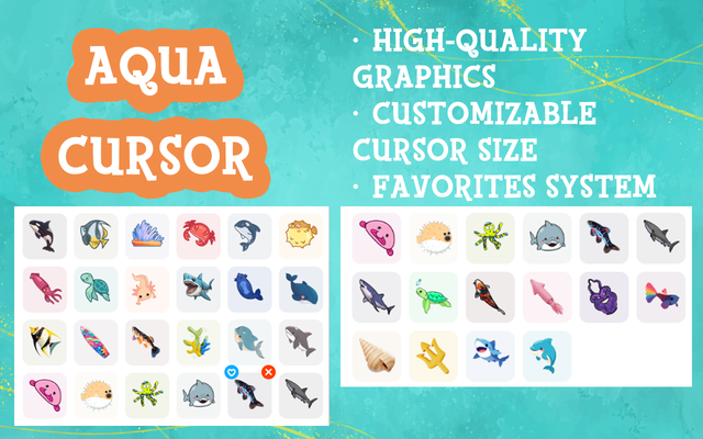 Aqua Cursor - Cursor de tema de água personalizado para Chrome