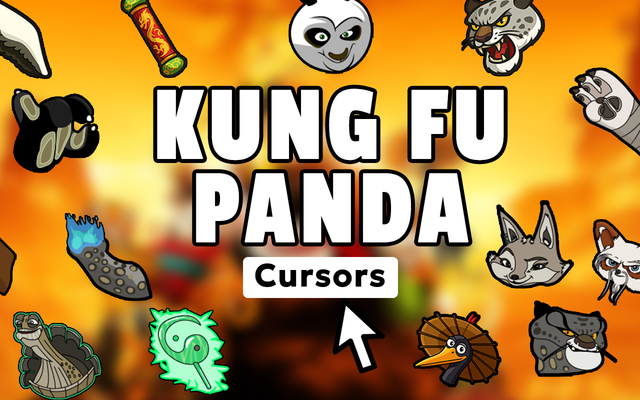 Kung Fu Panda Cursor for Chrome