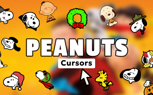 Peanuts Cursor - Cursor de cómic personalizado para Chrome