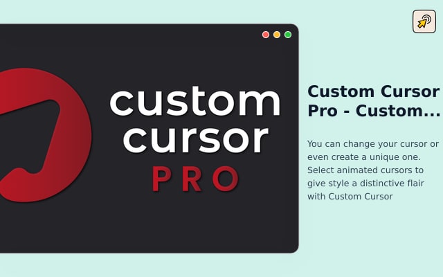 Custom Cursor Pro - مؤشر مخصص