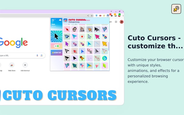 Cuto Cursors - customize the cursor