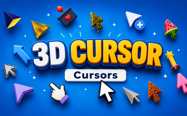 3D-Cursor - Benutzerdefinierter 3D-Cursor für Chrome