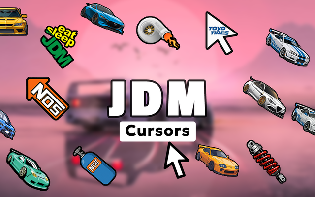 JDM Cursor - Cursor de automóvil japonés para Chrome