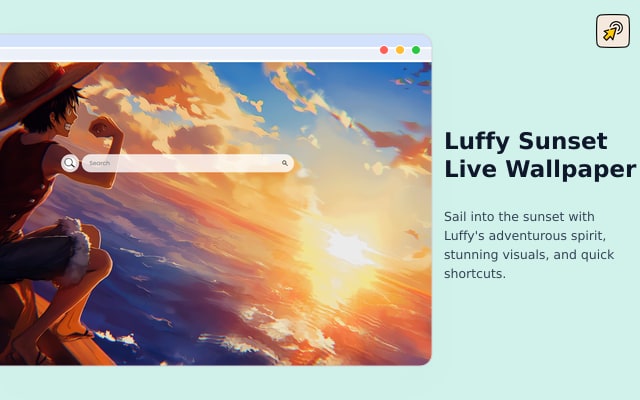 Luffy Sunset Live Wallpaper