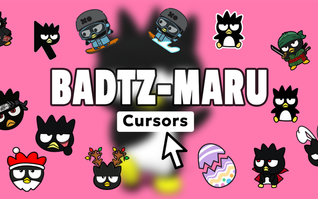 Badtz-Maru Cursor - 适用于 Chrome 的三丽鸥角色光标