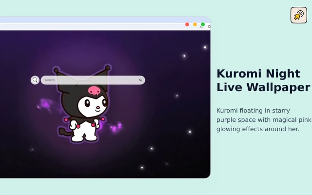 Kuromi Night Live Wallpaper