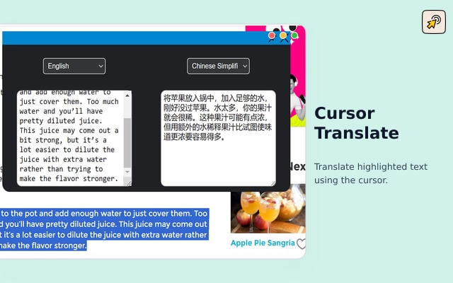 Cursor Translate