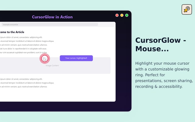CursorGlow - Mouse Highlighter