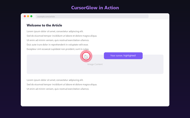 CursorGlow - Mouse Highlighter