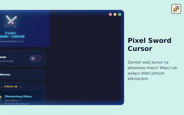Pixel Sword Cursor