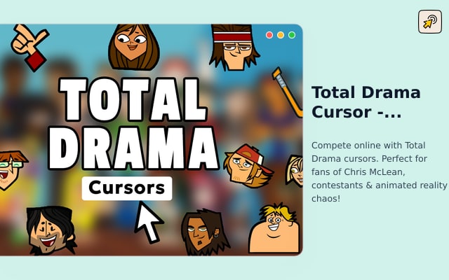 Total Drama Cursor - Cartoon Cursor for Chrome