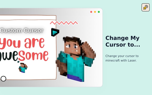 Cambiar mi cursor a Minecraft