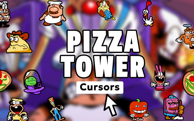 Pizza Tower Cursor - Game Cursor für Chrome