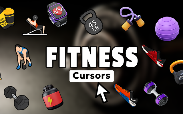 Fitness Cursor - Health Sports Cursor für Chrome