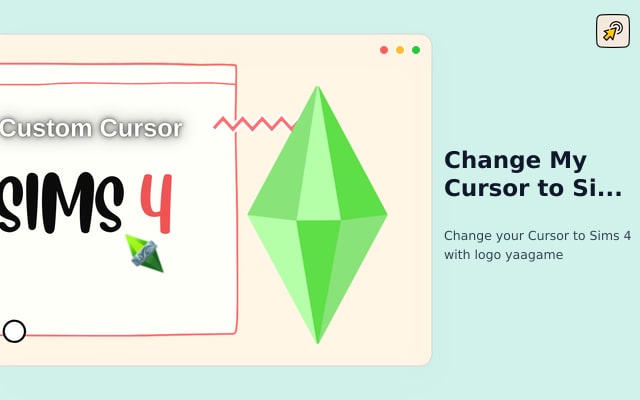 Ändere meinen Cursor zu Sims 4