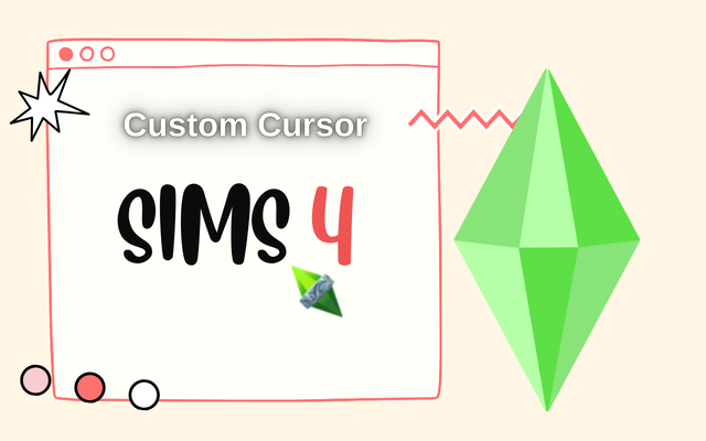 Ändere meinen Cursor zu Sims 4